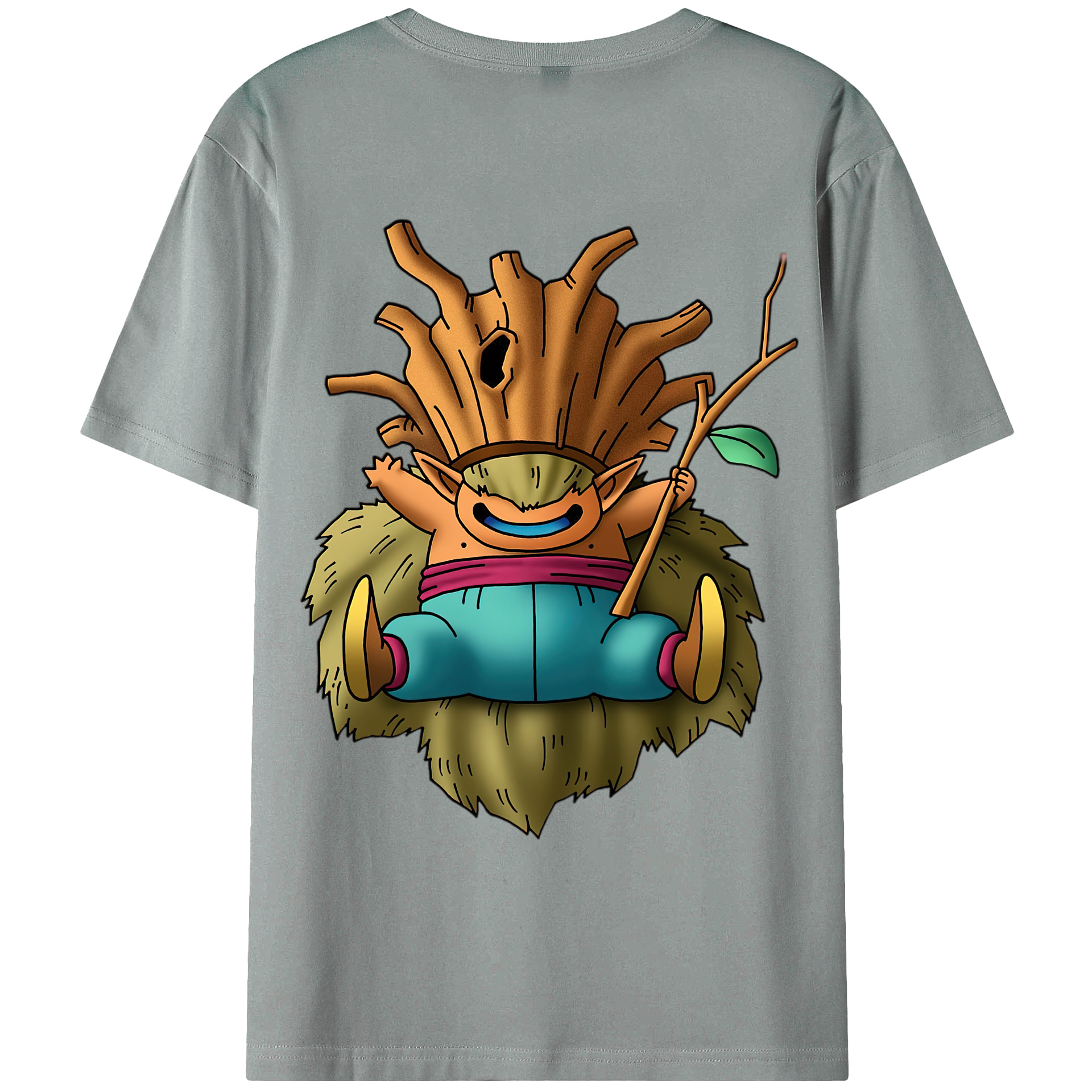 （画像用） ドラゴンクエスト Doragon Kuesuto Dragon Quest 綿100％ メンズ半袖Tシャツ（バックプリント） 通気性